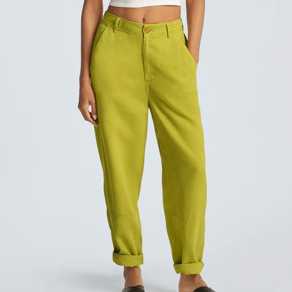 Everlane The Tencel Relaxed Chino, lime, 00